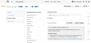 Github service hooks