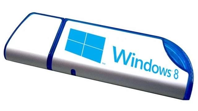 Install Windows 8 from an old 256 MB USB stick with Windows PE